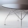 Kartell - Glossy - Tafel ovaal onderstel zilver