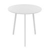 Magis - Striped Tavolo Table round - white/Ø70cm