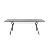 Fast - Radice Quadra Outdoor Tisch - grau metallic/Größe 2/200x90cm