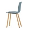 Vitra - Hal Wood Stuhl  - eisgrau/Gestell Eiche natur