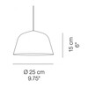 Muuto - Ambit Pendelleuchte Ø25cm