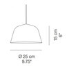 Muuto - Ambit Pendelleuchte Ø25cm
