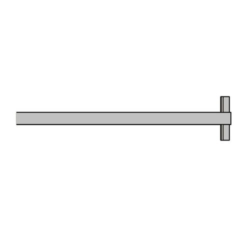 HAY - New Order Middle Shelf - light grey/100x34x2.3cm