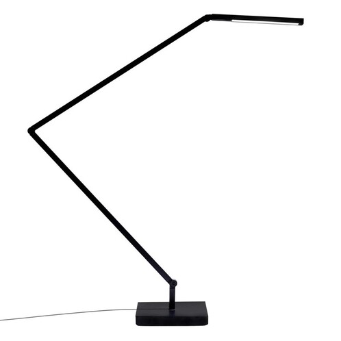 Lampe de bureau LED EXTENT en aluminium noir