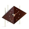 Vitra - Diamond Clock Nelson - Horloge de table - noyer