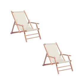 Jan Kurtz - Maxx Deckchair ligstoel set van 2