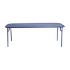 Petite Friture - Week-End Tisch 85x220cm - ultramarinblau RAL 5002/gekörnte Epoxidfarbe/H 75cm/für Innen- und Außenbereich geeignet