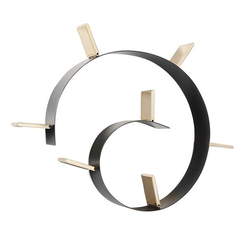 Kartell - Popworm 7 - Etagère - noir/or