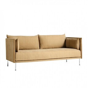 HAY - Silhouette 2 Sitzer Sofa Füße Stahl