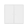 Montana - Cover Wall Cabinet 69.6x69.6x30cm - new white 101/lacquered/with one shelf/with wall hanger