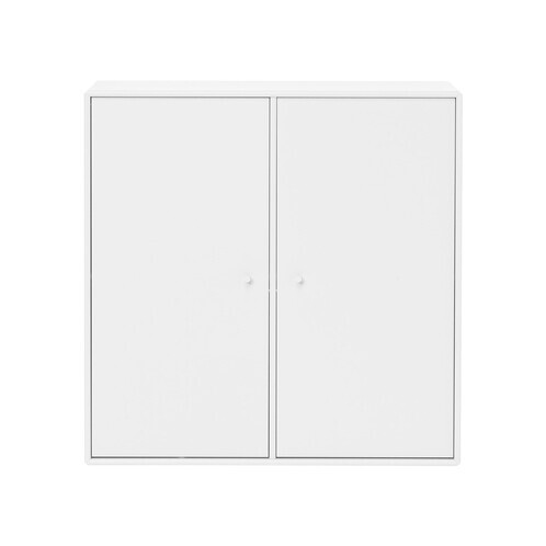 Montana - Cover Wall Cabinet 69.6x69.6x30cm - new white 101/lacquered/with one shelf/with wall hanger
