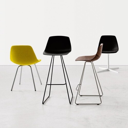 la palma - Miunn Bar Stool Skid Legs Black