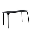 Magis - Table First Outdoor rectangular - black/black table-leg/Size 2/139x79,2cm