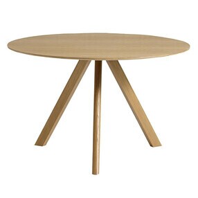 HAY - Copenhague CPH20 eettafel fineerhout Ø120cm