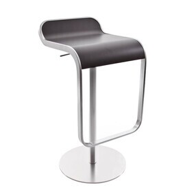 Lapalma - Tabouret de bar assise chêne 66-79cm LEM S80