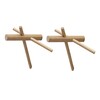 Normann Copenhagen - Sticks Hooks Set 2 Pieces - oak/nature