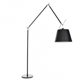 Artemide - Tolomeo Mega Stehleuchte schwarz mit Schalter