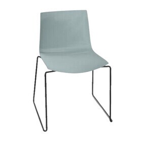 Arper - Catifa 46 0278 - Chaise unicolore pied noir