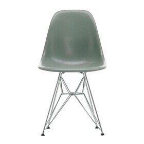 Vitra - Eames Fiberglass Side Chair DSR verchroomd