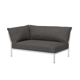 HOUE - Level 2 Outdoor Sofa Left Muted White Base