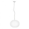 Flos - Glo Ball S1 pendellamp - wit/glas/polyamide/H 27cm/Ø 33cm