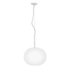 Flos - Glo Ball S1 Pendelleuchte - weiß/Glas/Polyamid/H 27cm/Ø 33cm