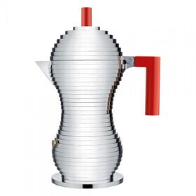 Alessi - Pulcina Espressokocher mit Magnetboden