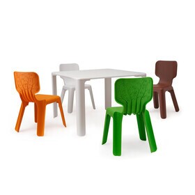 Magis - Set promo table Linus + 4 chaises Alma