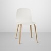 Muuto - Visu - Stoel met houten onderstel