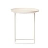 NORR 11 - Duke Small - Table d'appoint Ø 45cm - antique blanc/table démontable/H: 52cm