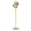 Gubi - Multi-Lite - Lampe de plancher laiton - laiton/abat-jour laiton/H 148cm, Ø 39cm/structure laiton