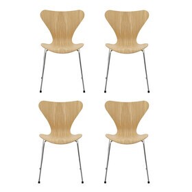 Fritz Hansen - Serie 7™stoel naturel fineer set van 4