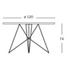 Magis - Tavolo XZ3 - Table - dessin au trait