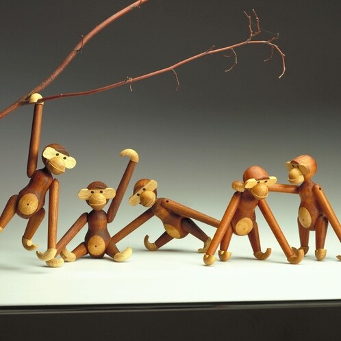 Kay Bojesen Denmark - Kay Bojesen Holzfigur Affe klein