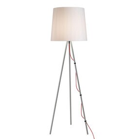 Martinelli Luce - Eva vloerlamp aluminium onderstel
