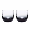 Tom Dixon - Tank - 2 Verres whisky - noir/soufflé/H 8cm/Ø 8.5cm