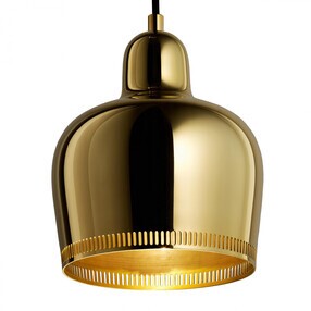 Artek - A330S Golden Bell Suspension Lamp Brass