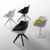 MDF Italia - Flow Slim Armchair New Edition Steel