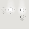 Foscarini - Gregg Midi LED - Plafonnier / appliques mural