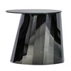 ClassiCon - Pli Beistelltisch niedrig - onyx-schwarz/Platte schwarz satiniert/H 48cm