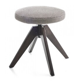 MDF Italia - Flow - Tabouret capitonné 48cm