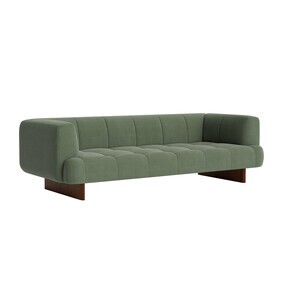 HAY - Quilton Lift 3-zitsbank onderstel walnoot