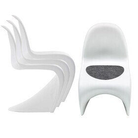 Vitra - Panton Chair - Set promotionnel de 4 chaises