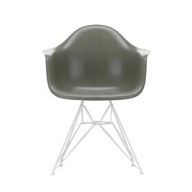 Vitra - Eames Fiberglass Armchair DAR White Base