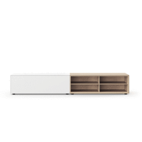 Piure - Edit Q Sideboard 241.3x48x50.5cm with 4 open boxes