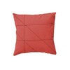 Arper - Pleats - Coussin - rouge/étoffe Kvadrat Remix 2/47x47cm