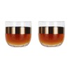 Tom Dixon - Tank - 2 Verres whisky - cuivre/transparent/soufflé/H 8cm/Ø 8.5cm