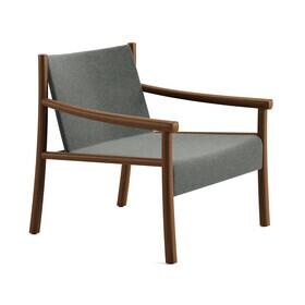 Arper - Chaise longue de jardin KATA structure en robinier