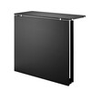 String - String System Klapptisch - schwarz/schwarz/BxHxT 78x66x30cm