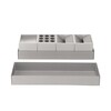 Danese - Canarie Desk Set  - white/1x Paperclip Holder, 1x Pen Holder/2x Ashtray